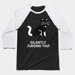 silently judging you Baseball T-Shirt